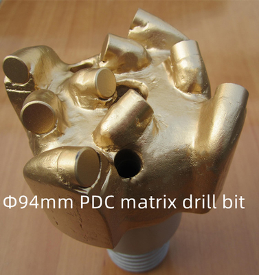 94mm เมทริกซ์ ร่างกาย PDC สว่านสำหรับเจาะหินขัดที่หักยาก
