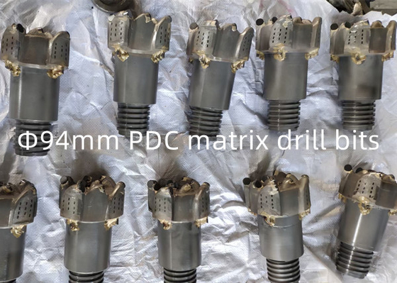 94mm เมทริกซ์ ร่างกาย PDC สว่านสำหรับเจาะหินขัดที่หักยาก
