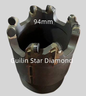 OEM PDC Core Drill นิดหน่อยs เส้นผ่านศูนย์กลาง 96 มม. สำหรับการสำรวจทรัพยากร