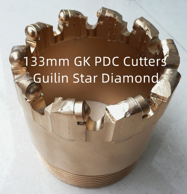 ดอกสว่านแกน PDC ที่ทนทานเส้นผ่านศูนย์กลาง 133 มม. สำหรับการขุดเจาะบ่อน้ำบาดาล